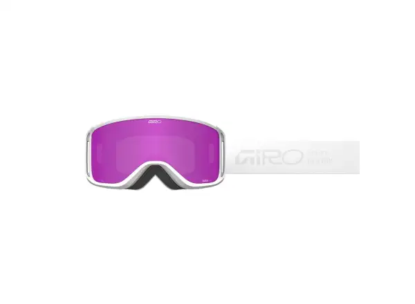 Giro Sagen women's ski goggles White Stacked-Amber Pink/Yellow (2 lenses)
