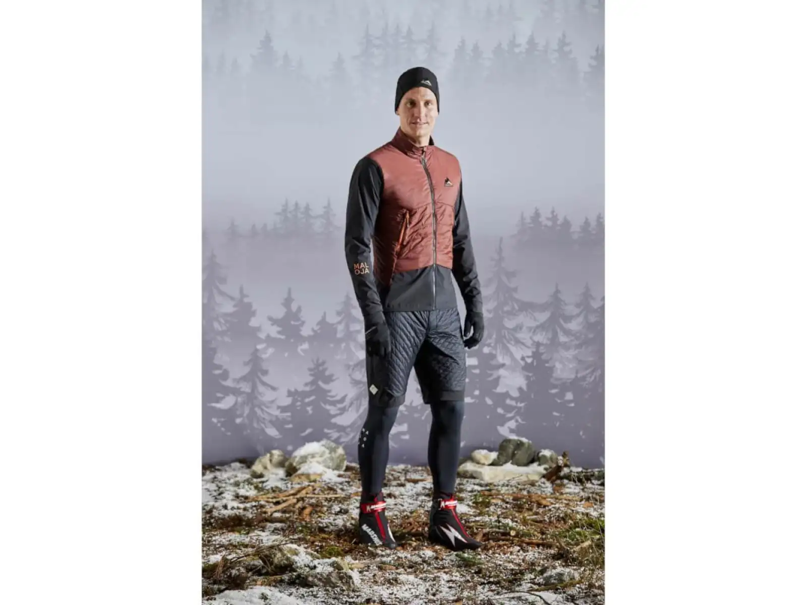 Maloja KolkrabeM. men's sweatshirt moss multi