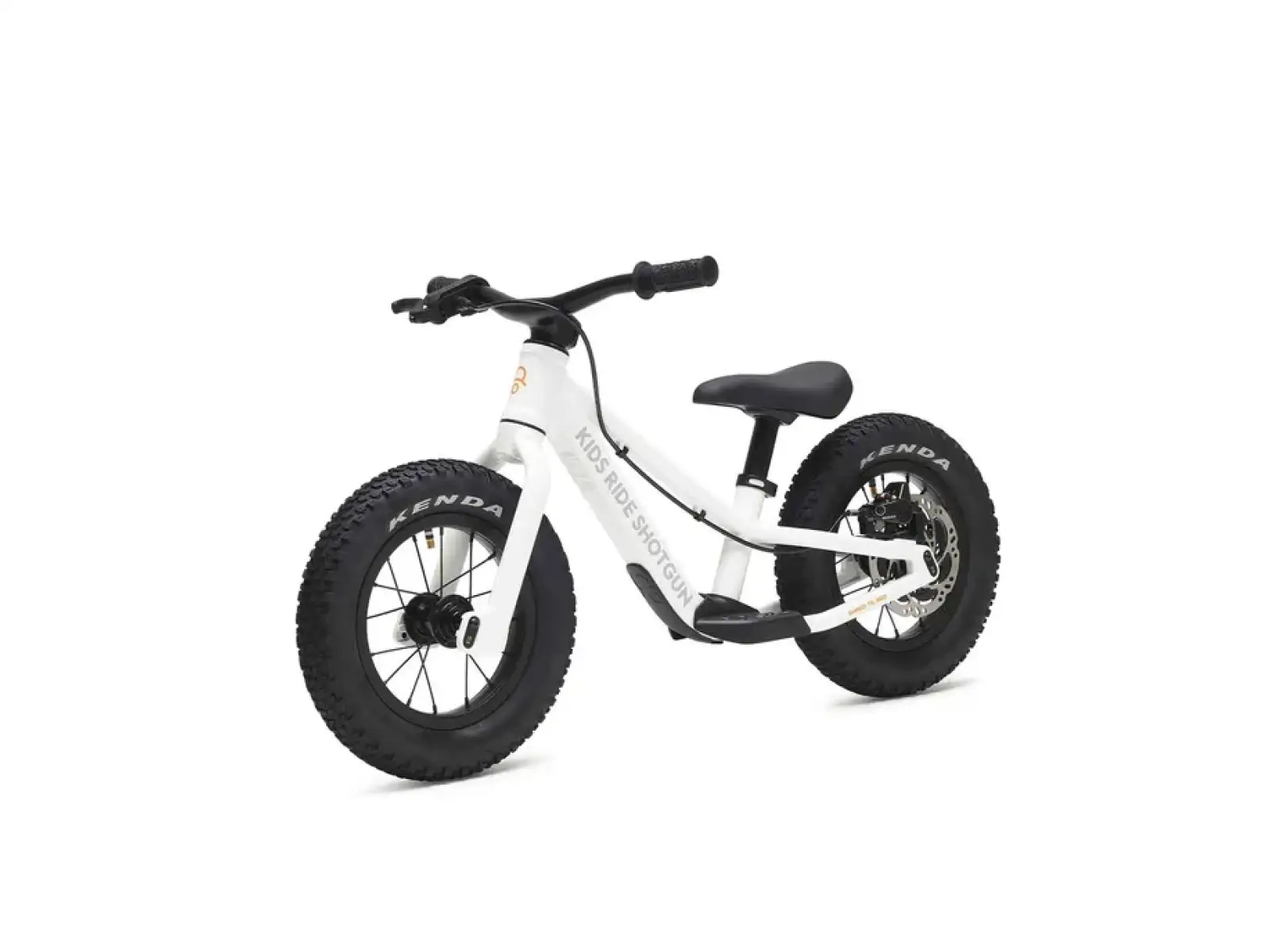 Kids Ride Shotgun kids balance bike Dirt Hero 12" with brake 2026 white