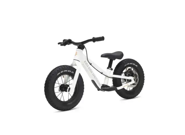 Kids Ride Shotgun kids balance bike Dirt Hero 12" with brake 2026 white
