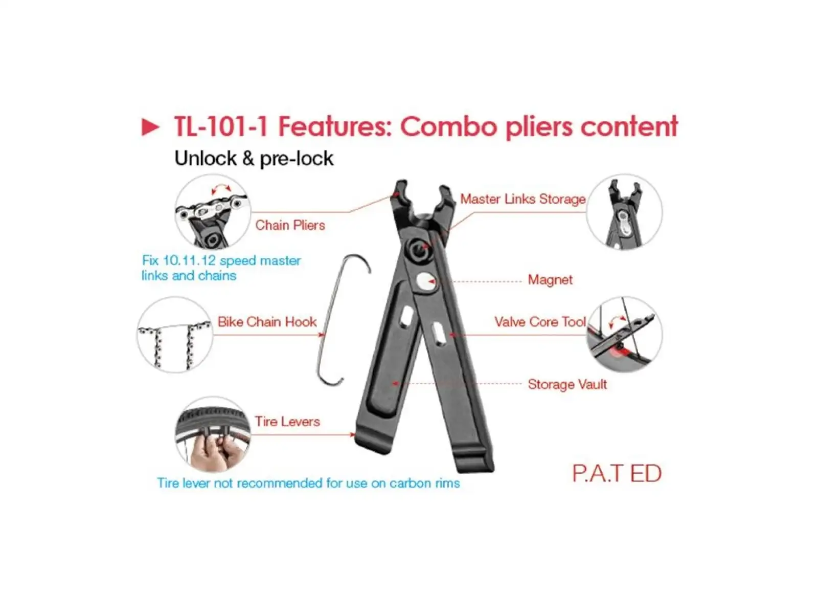 Sting TL-500 multifunction tool for handlebars