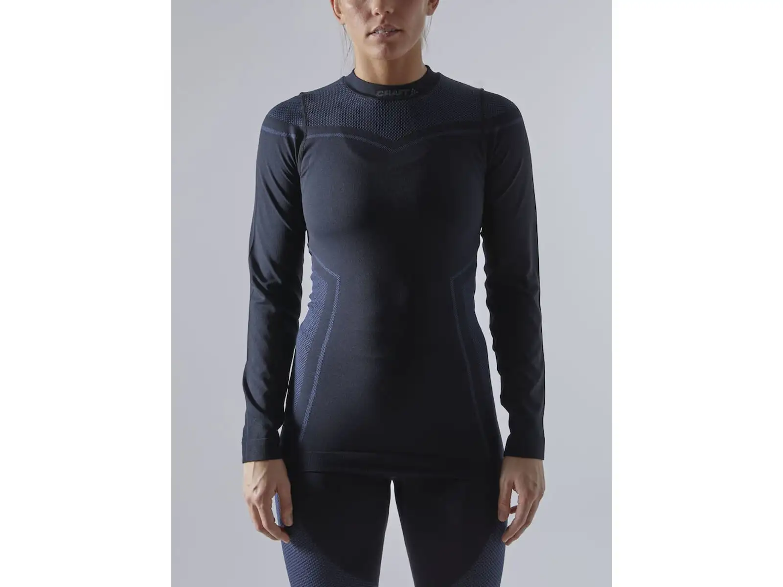 Craft Core Dry Fuseknit women's set long sleeve shirt+pants black