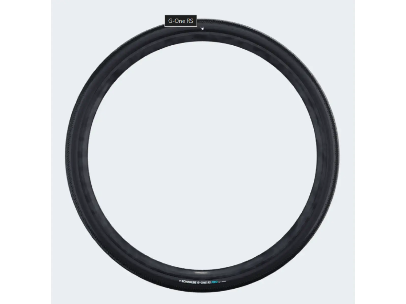 Schwalbe G-ONE RS PRO V-Guard 40-622 gravel tire kevlar, TLR, E-25, Addix Race, black