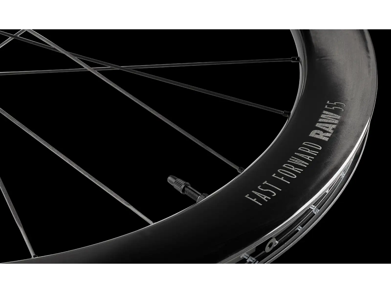 FFWD RAW CS 55 road wheelset Gloss Black