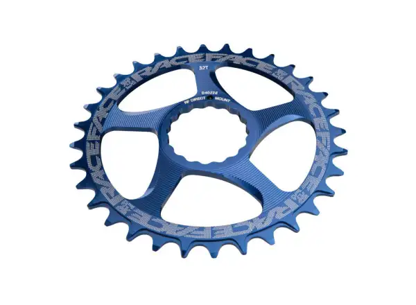 Race Face Single N/W Direct Mount chainring 10–12sp 32T blue