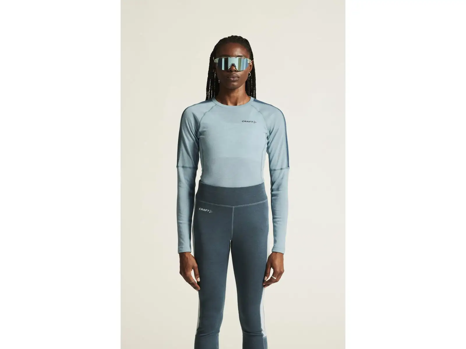 Craft ADV Wool Merino women's long sleeve shirt blue
