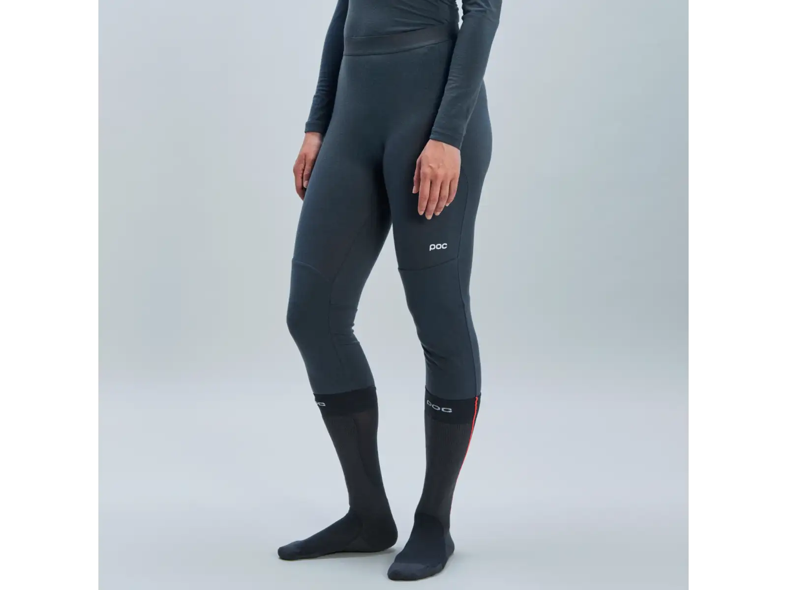 POC Merino 3/4 women's base pants Sylvanite Grey