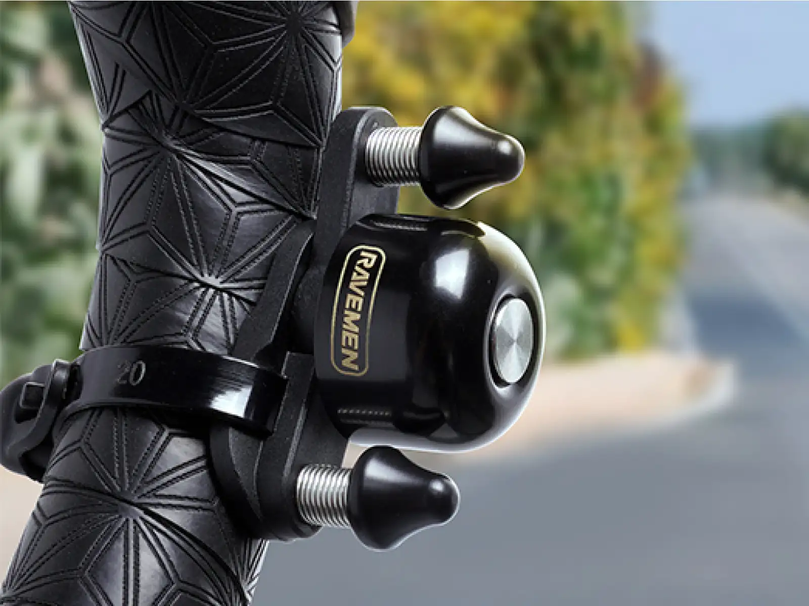 Ravemen Q3 bicycle bell (double-sided)