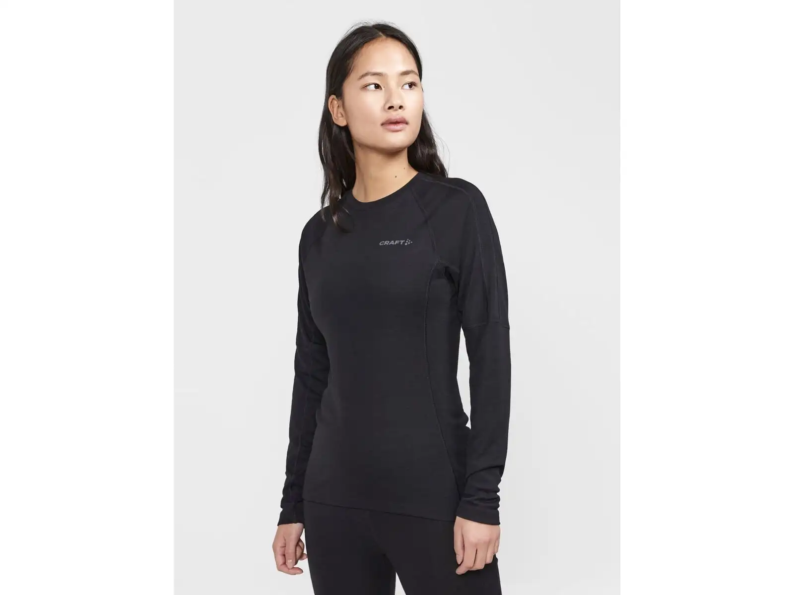 Craft ADV Wool Merino women's long sleeve shirt Black