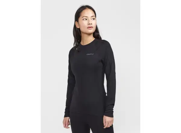 Craft ADV Wool Merino women's long sleeve shirt Black