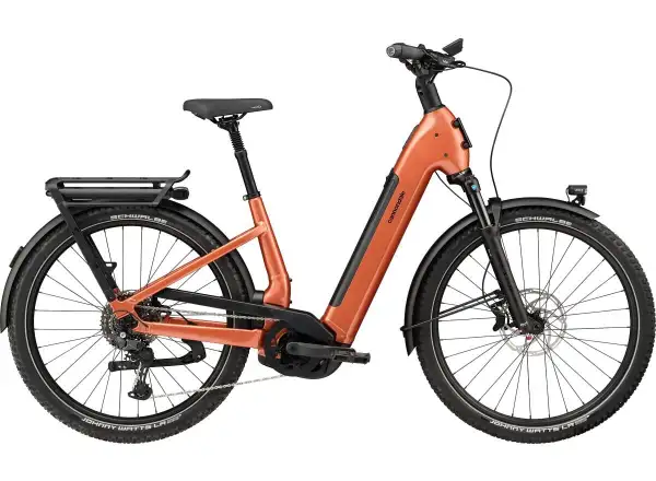 Cannondale Tesoro X 1 LSTH Orange Slice low-step touring e-bike