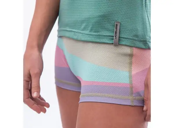 Sensor Coolmax Impress women's T-shirt short sleeve Mint/Stripes