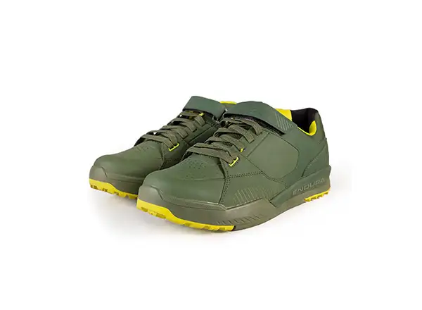 Endura MT500 Burner Clipless men's cycling shoes Forest Green