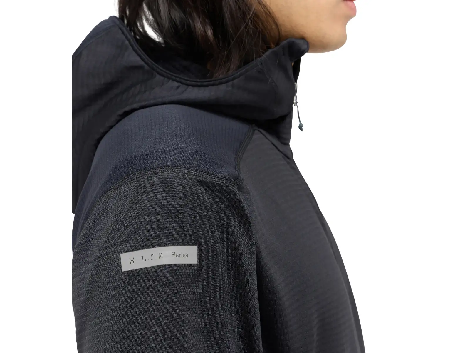 Haglöfs L.I.M Mid Multi Hood men's sweatshirt True Black