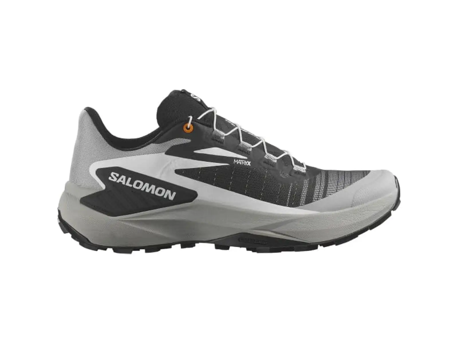 Salomon Genesis men's running shoes Black/Alloy/Turmeric