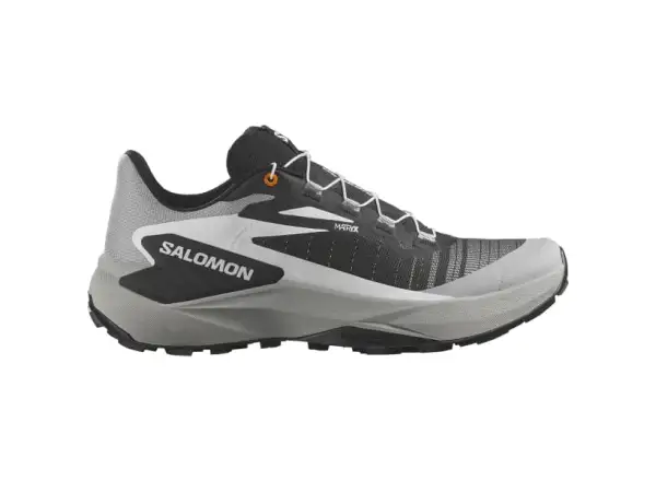 Salomon Genesis men's running shoes Black/Alloy/Turmeric