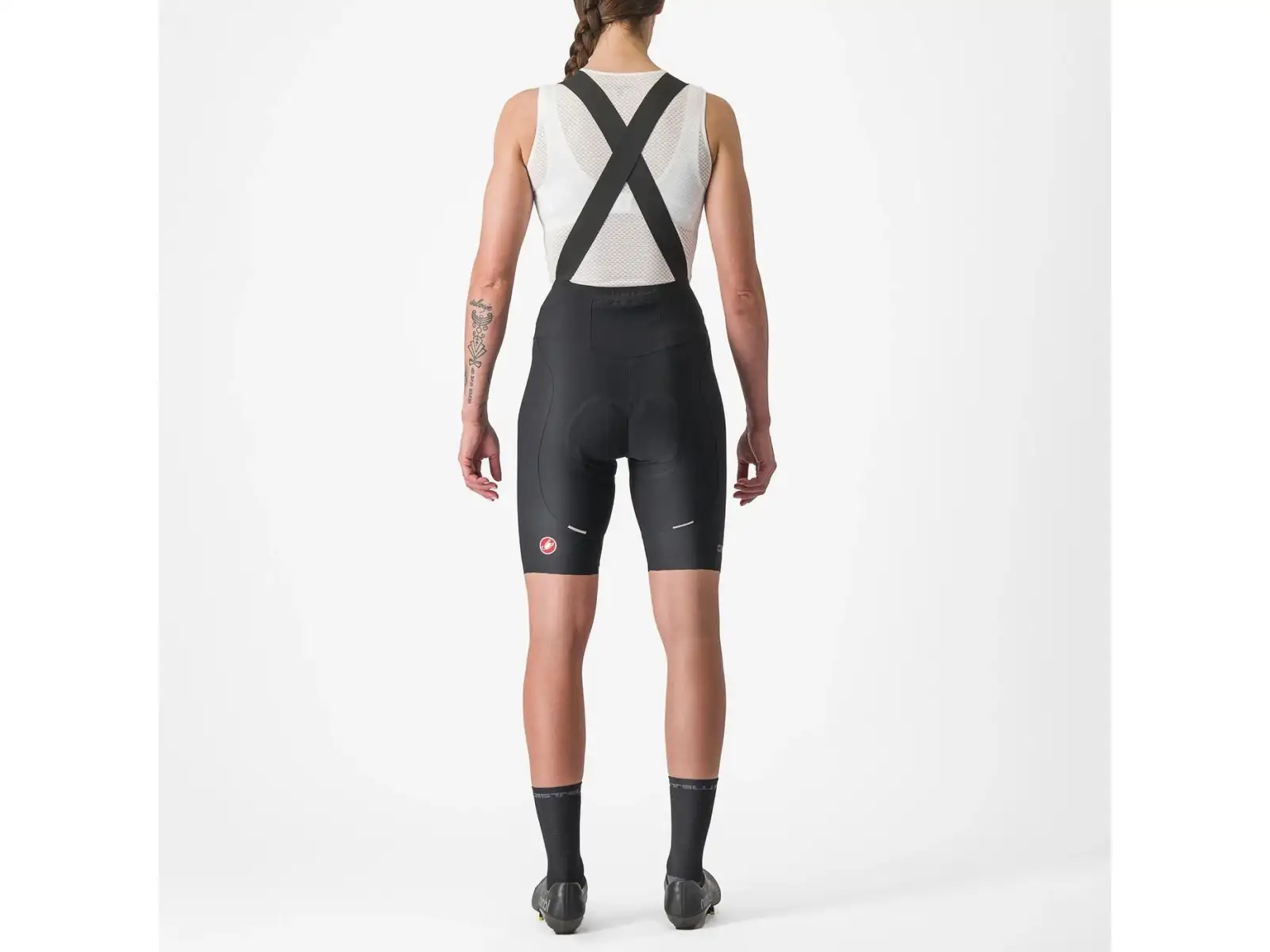 Castelli Espresso DT women's bib shorts with pad Black