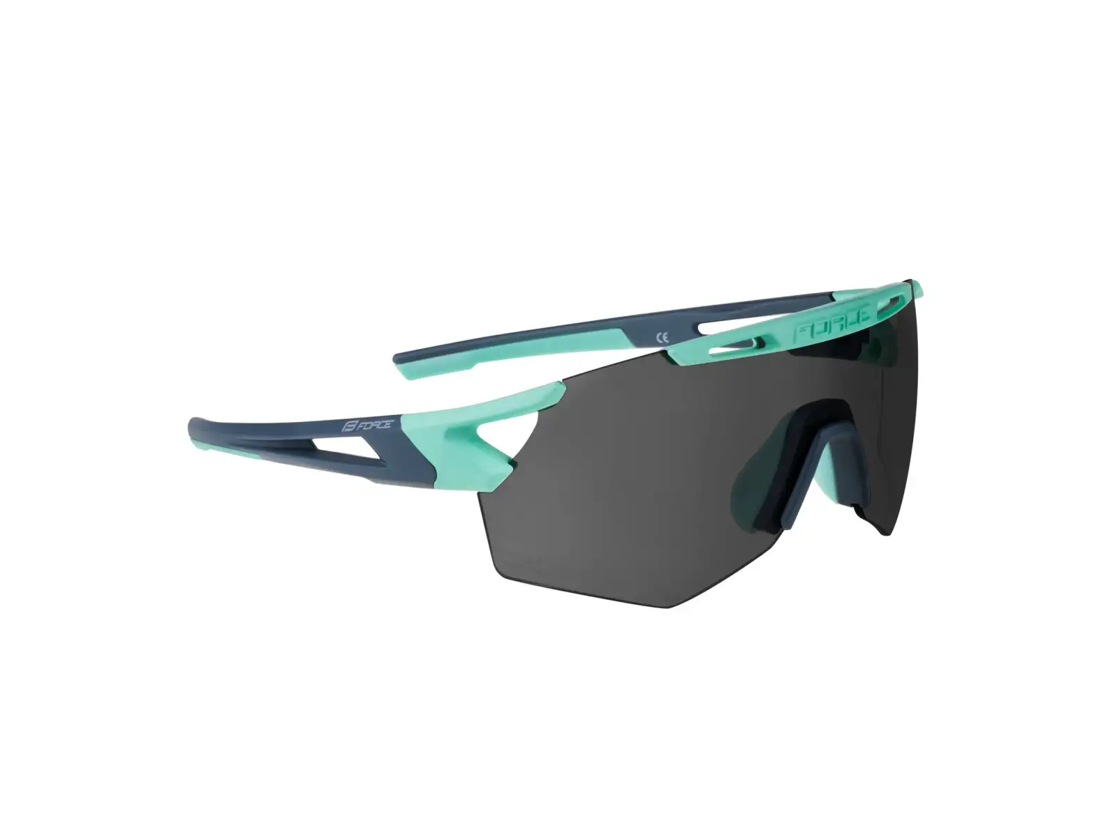 Force Arcade cycling glasses Mint-stormy Blue/black polarized lenses