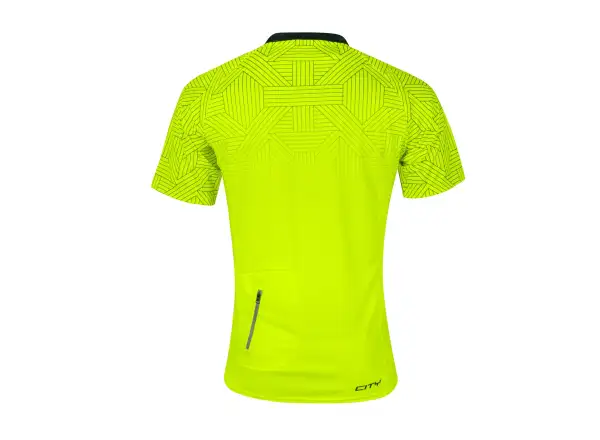 Force City men's jersey short sleeve fluo/black