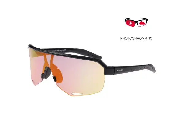R2 Fluke glasses black/photochromic red