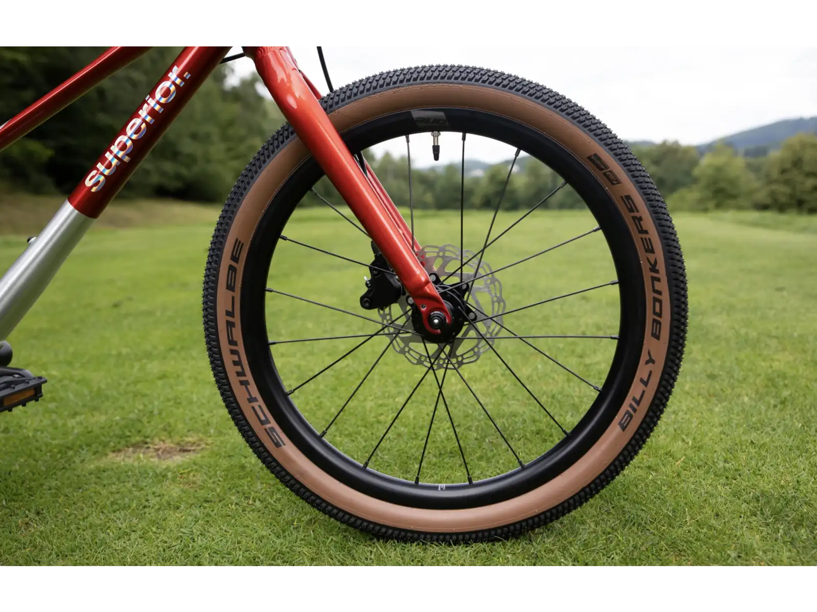 Superior TEAM 20 kids bike Gloss Brushed Alu / Red