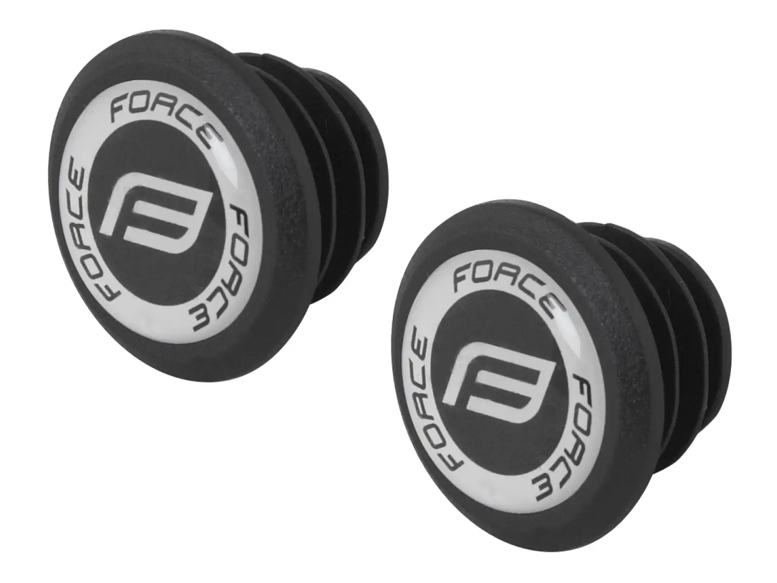 Force grips Bow shaped rubber black/grey