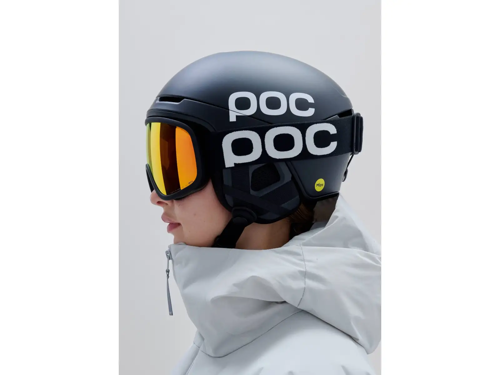 POC Tarsal ski goggles Uranium Black/Partly Sunny Orange