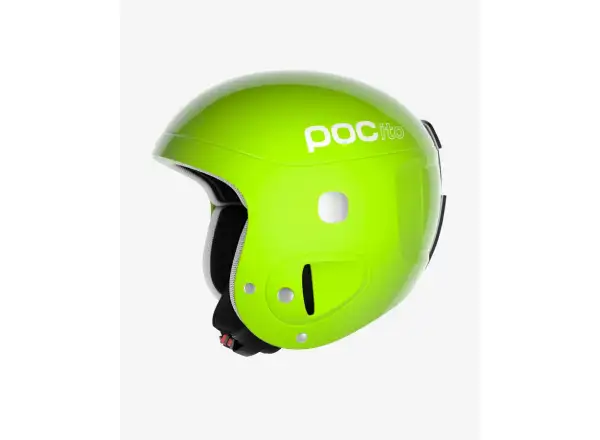 POC POCito Skull children's ski helmet fluorescent yellow/green adjustable size Uni