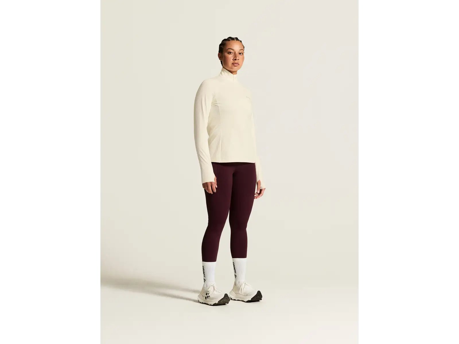 Craft Gain Thermal Midlayer 2 women's sweatshirt white