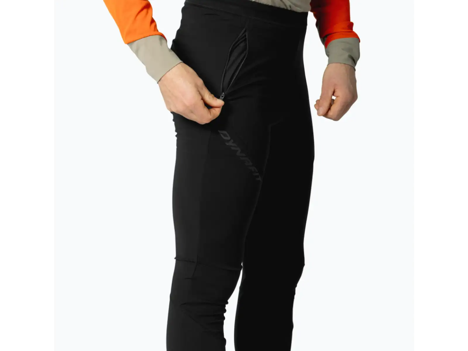 Dynafit Alpine Softshell Hybrid men's running pants Black Out