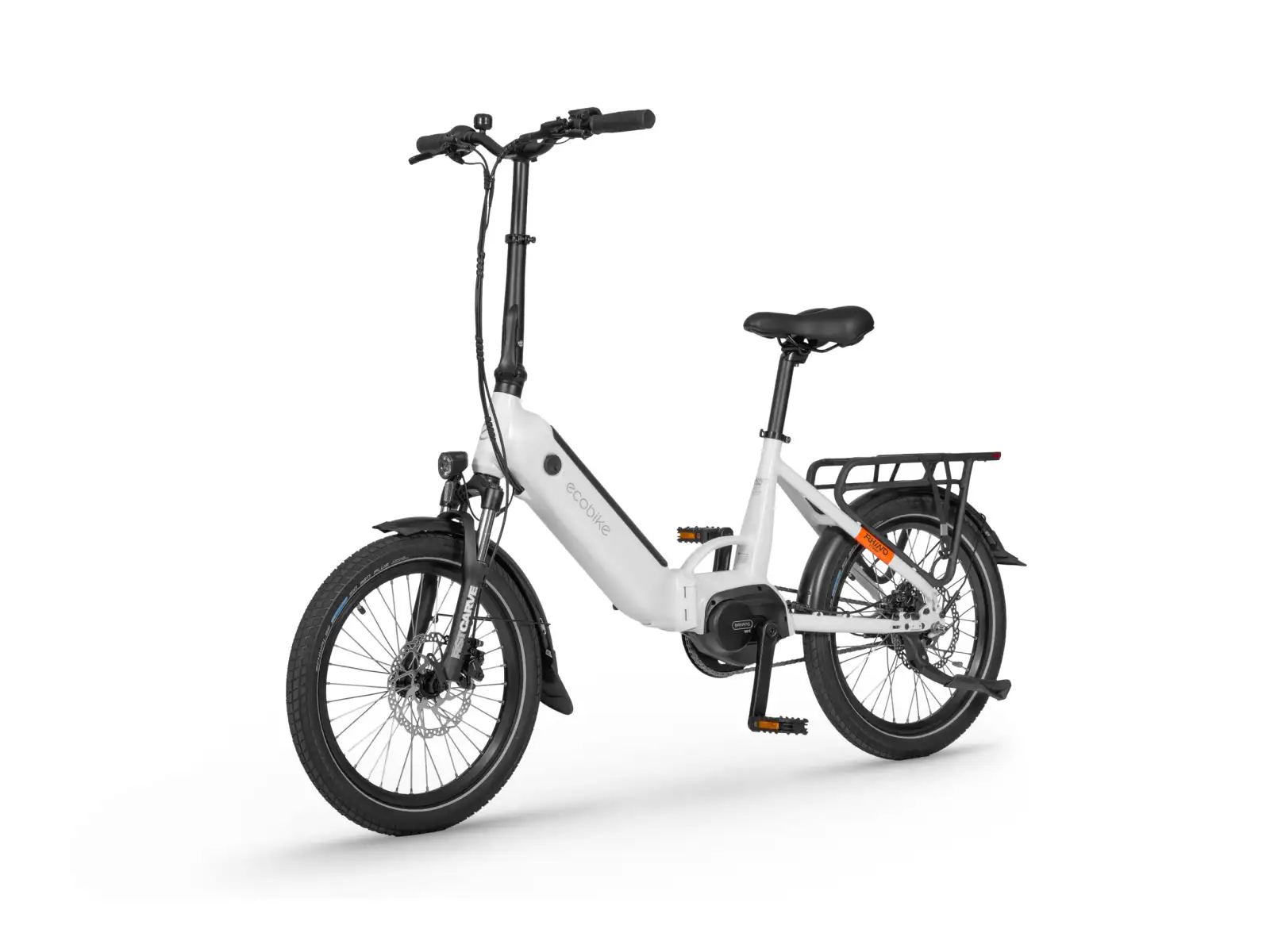 Ecobike Rhino Cruise 504 Wh Arctic White folding e-bike