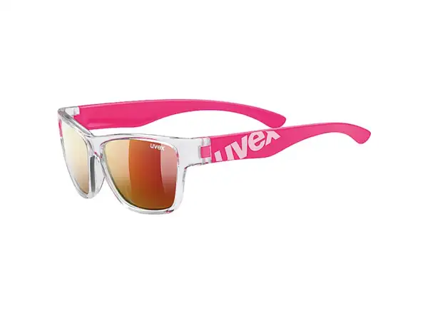 Uvex Sportstyle 508 glasses kids Clear Pink/Mir. Red