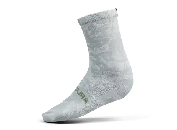 Endura Grid Floral LTD Print socks Mains Grey
