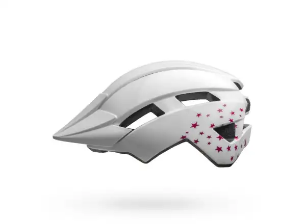 Bell Sidetrack II Youth kids helmet White Stars