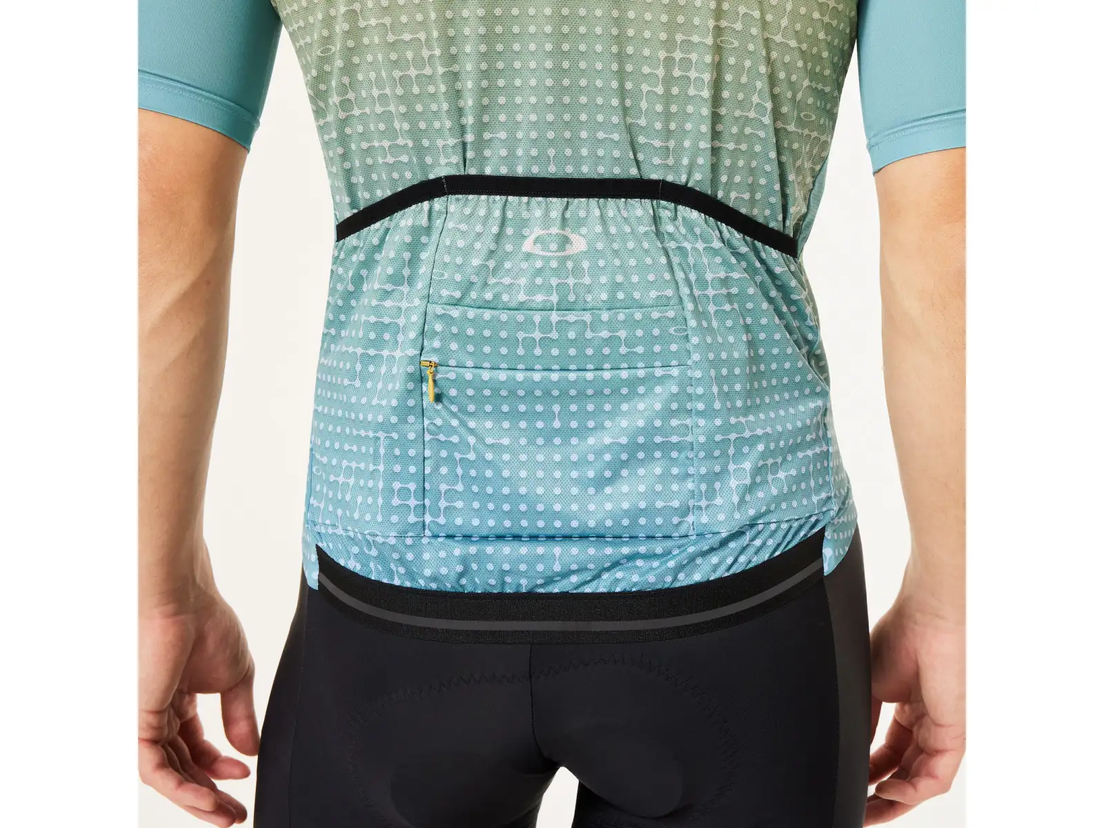 Oakley Endurance Dazzle Camo men's jersey short sleeve AOP Monogram Pacific Sulf