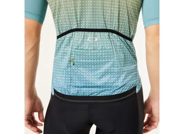 Oakley Endurance Dazzle Camo men's jersey short sleeve AOP Monogram Pacific Sulf
