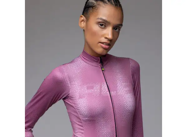 Alé PR-E Sauvage women's insulated jersey long sleeve Mulberry