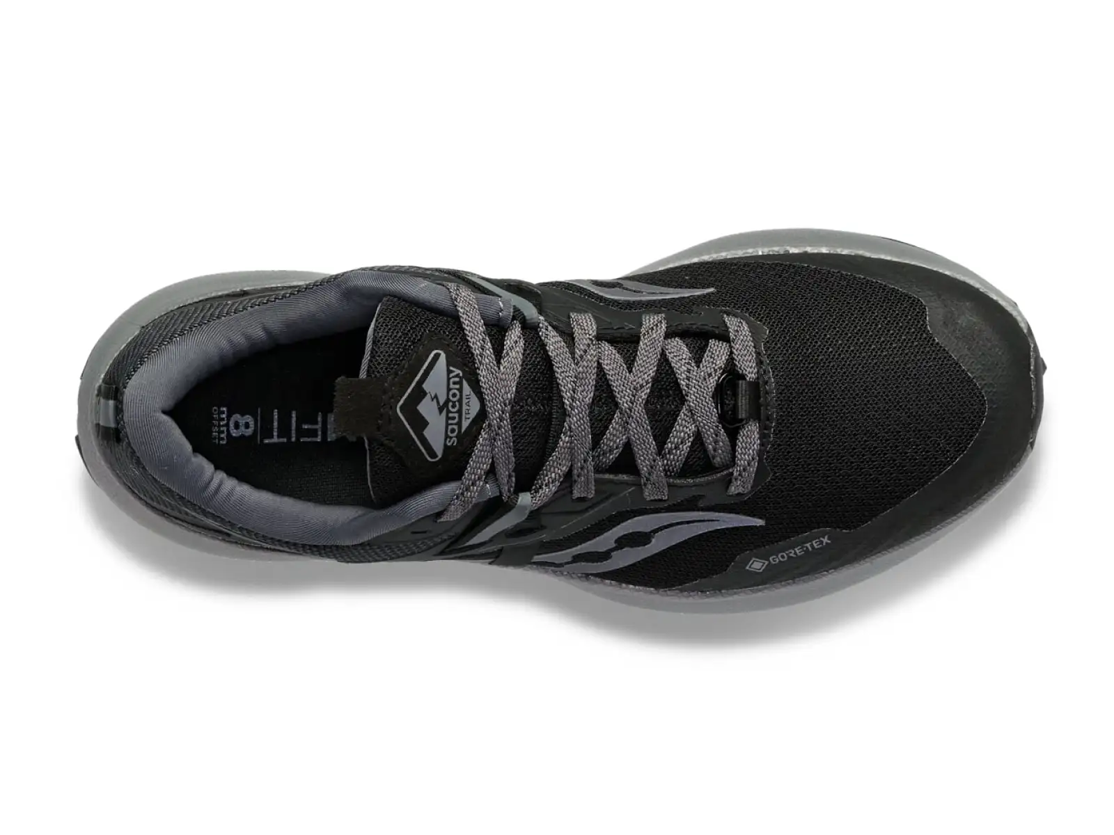Saucony Ride 15 TR GTX women's running shoes Black/Charcoal