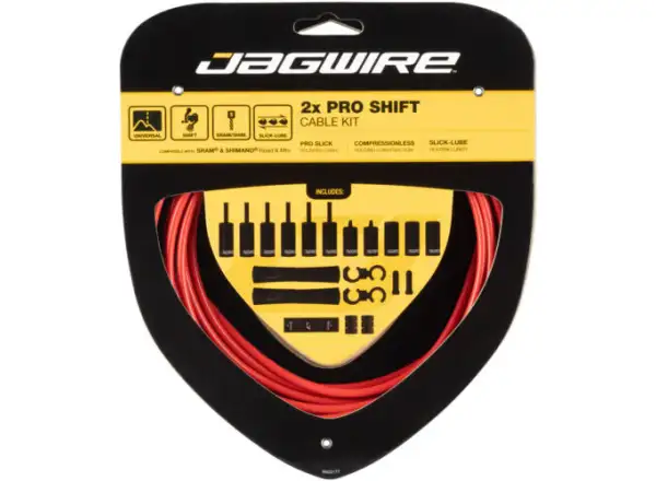 JAGWIRE PCK504 2x Pro Shift Kit red