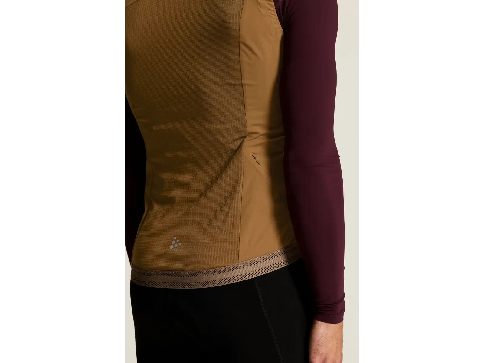 Craft Endur Light Wind men's vest brown
