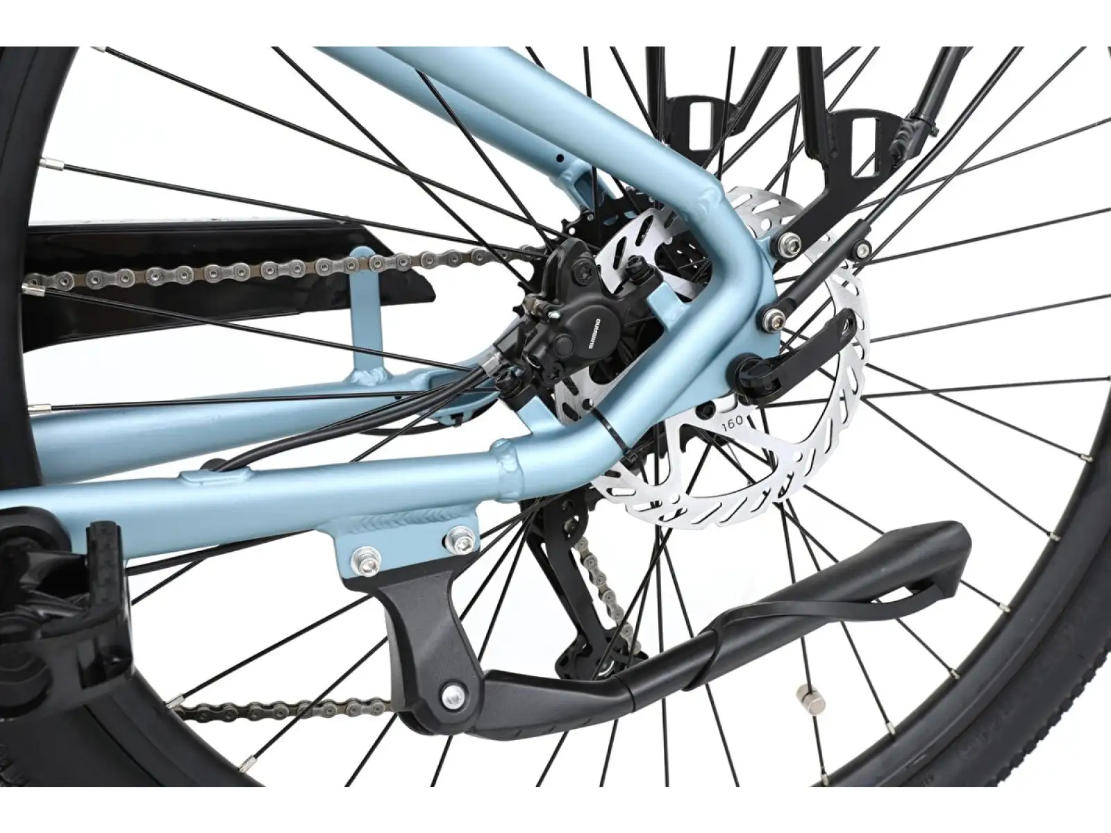 CANULL City 3 720 Wh low-step electric bike light blue