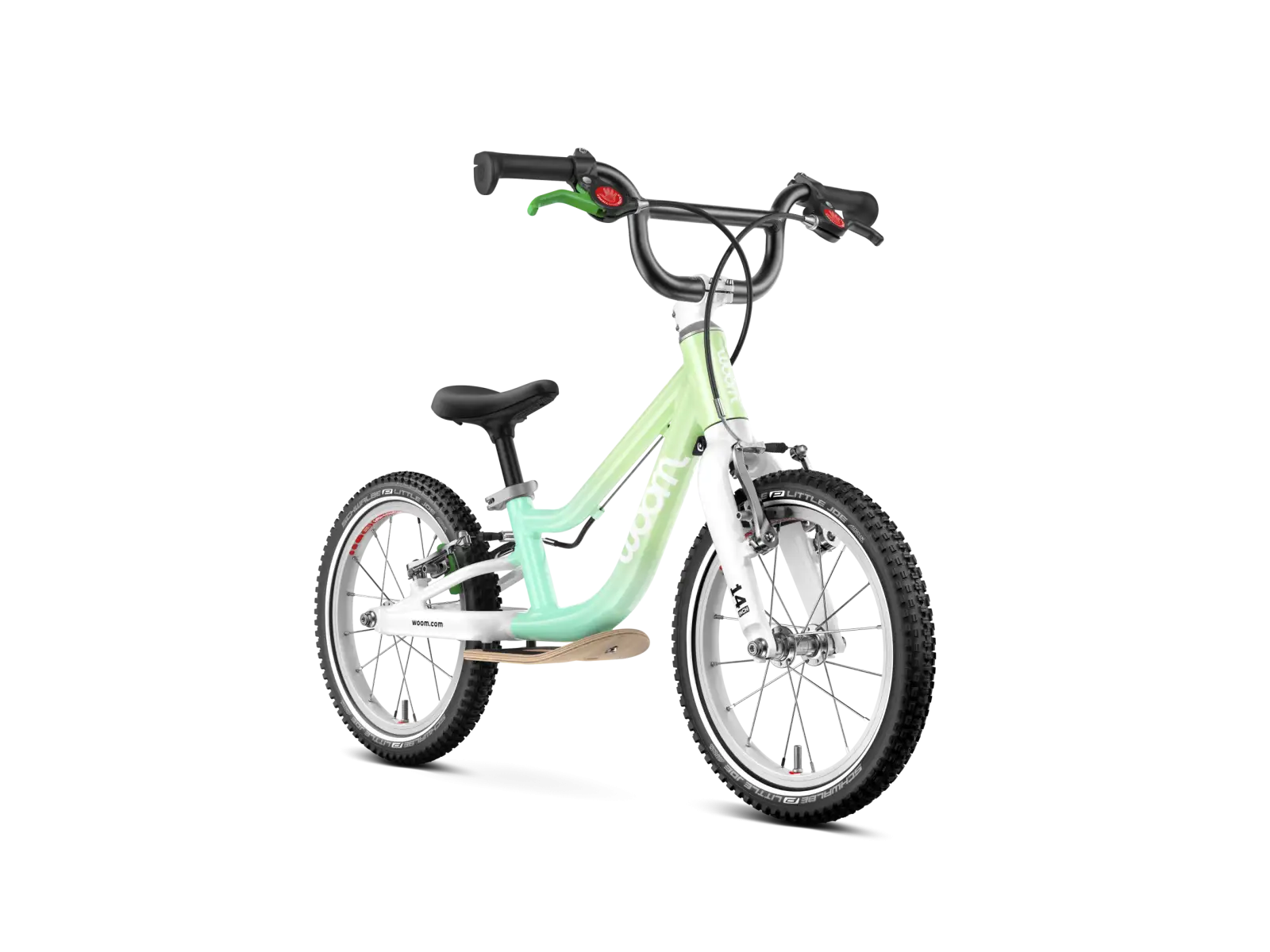 Woom GO 1 Plus children's balance bike 14 Spearmint Crush Limited