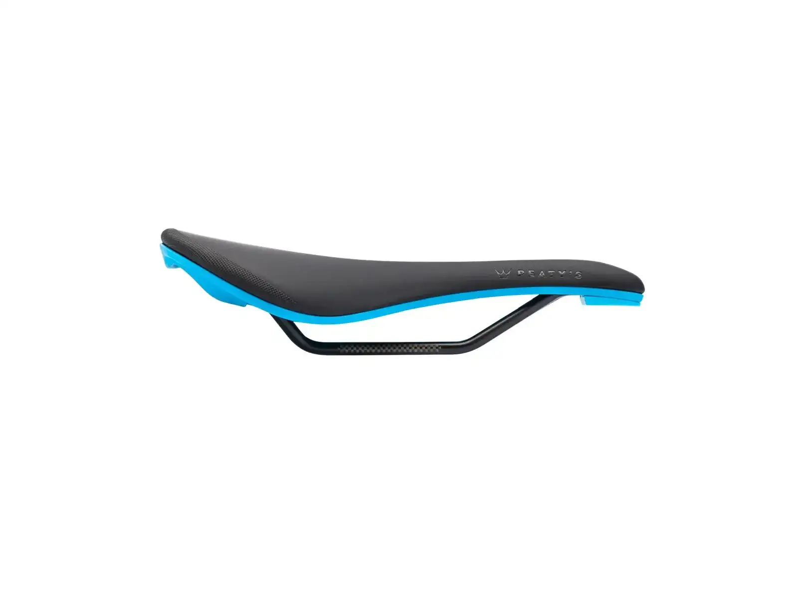 Peatys Monarch saddle CR-MO Rail / Nylon Base Turquoise