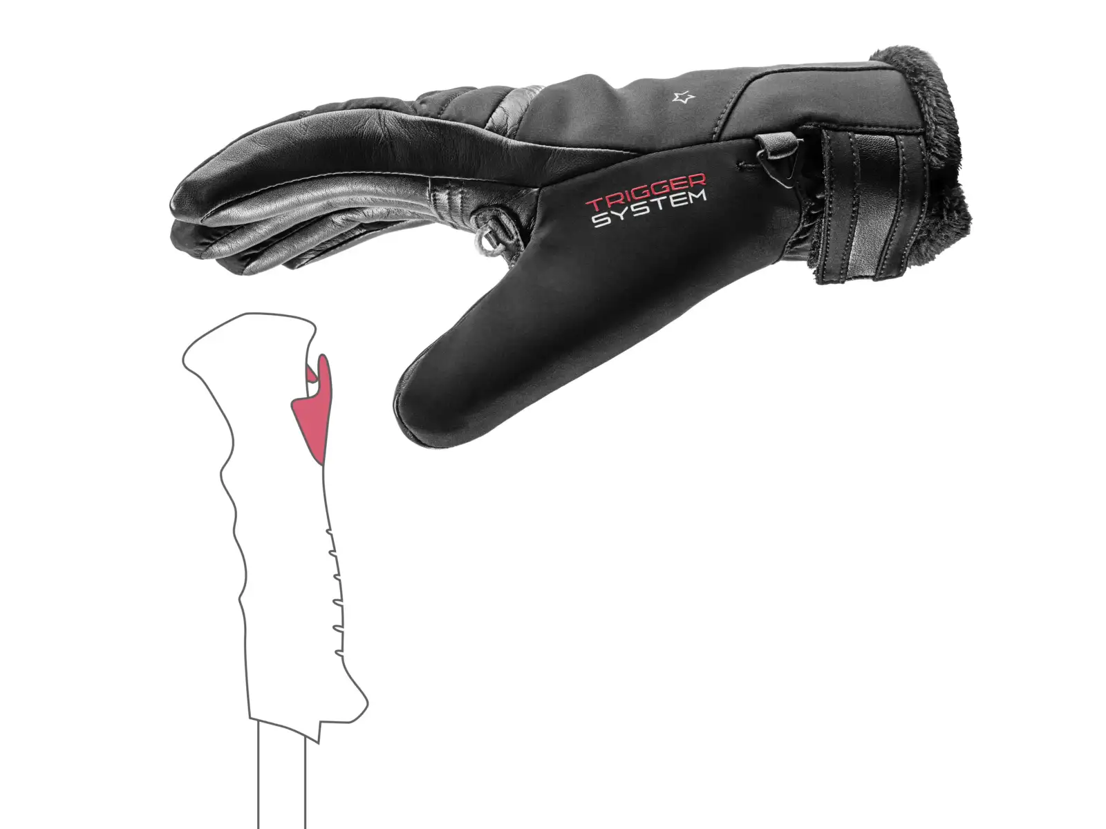 Leki Snowfox 3D Women women's gloves Black