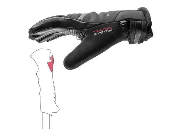 Leki Snowfox 3D Women women's gloves Black