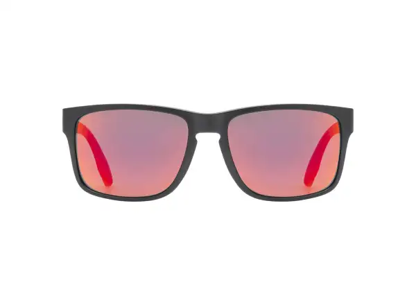 Uvex Poise sunglasses Black Matt/Mirror Red