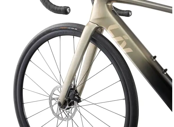 Liv Avail Advanced E+ Elite 2 road e-bike Golden Haze