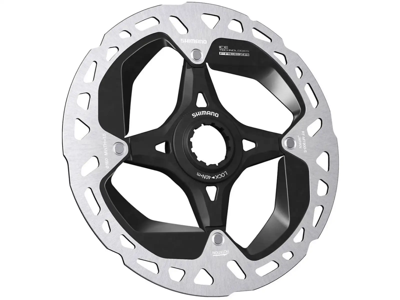 Shimano RT-MT900 brake rotor 140 mm, center lock, Ice Tech, external lock ring