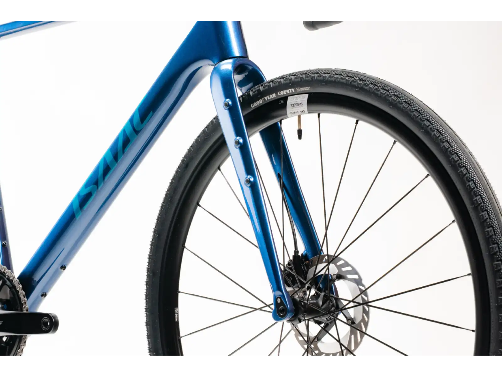 Isaac Kaon 105 Di2 2x12 gravel bike Saphire Blue