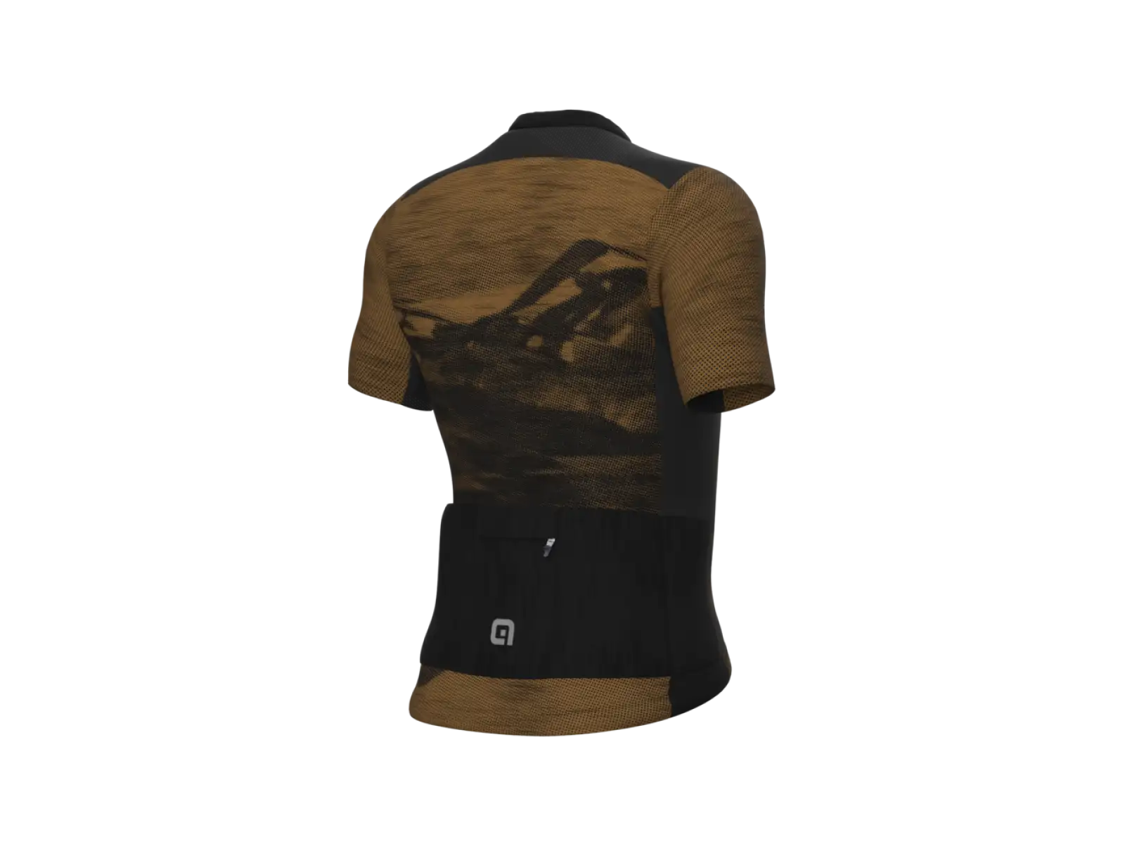 Alé Mountain Off Road Gravel men's cycling jersey short sleeve Brown